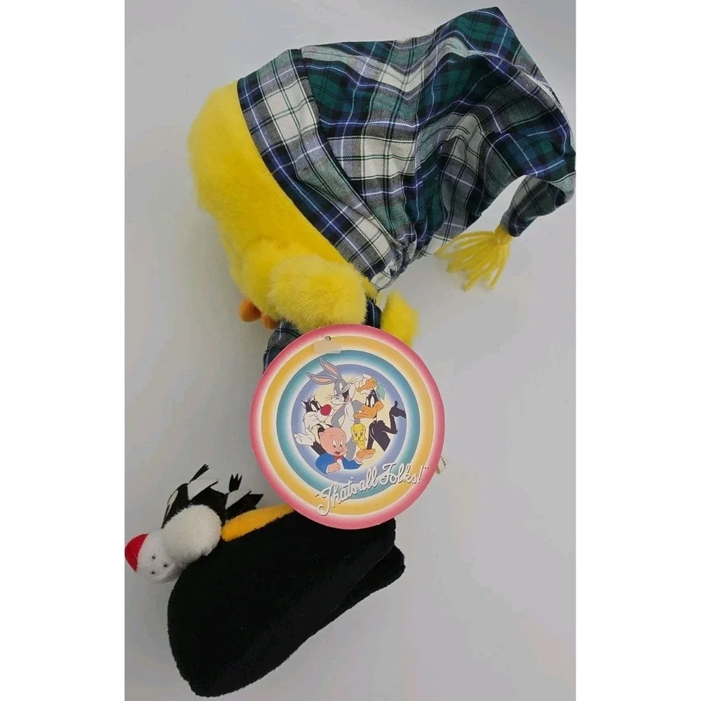 Vintage Tweety Bird Plush Warner Brothers Studio 1995 Bedtime Toy NWT 9